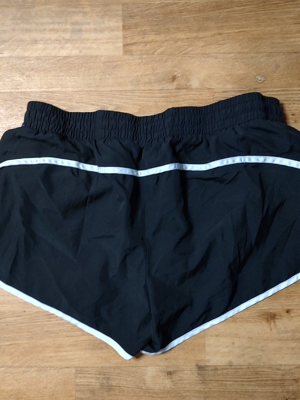 Athletic Works Black Women's Athletic Shorts with White Trim
